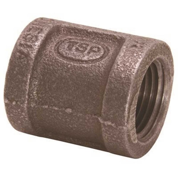 Proplus 1/4 Black Malleable Coupling 45046